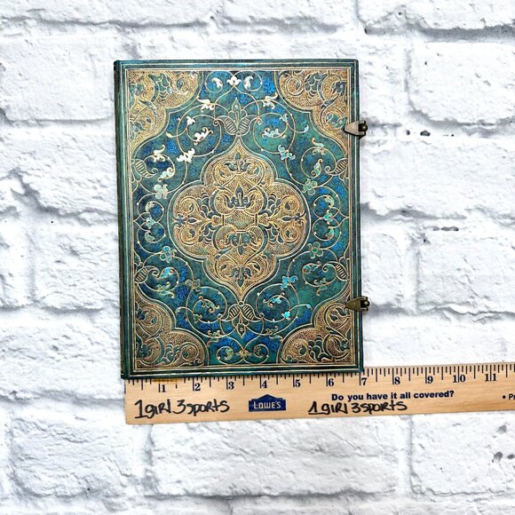 NWOT Paperblanks turquoise ornate journal notebook - Picture 11 of 13